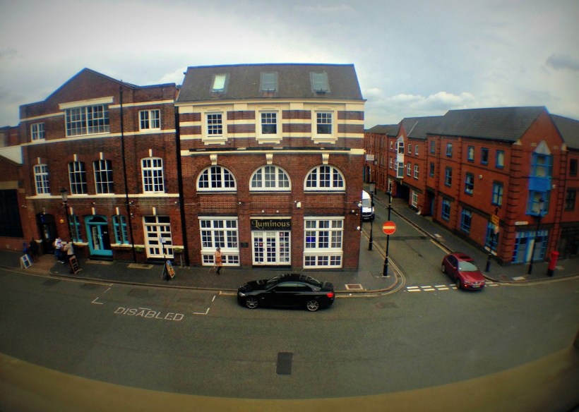 View from my window in the evening